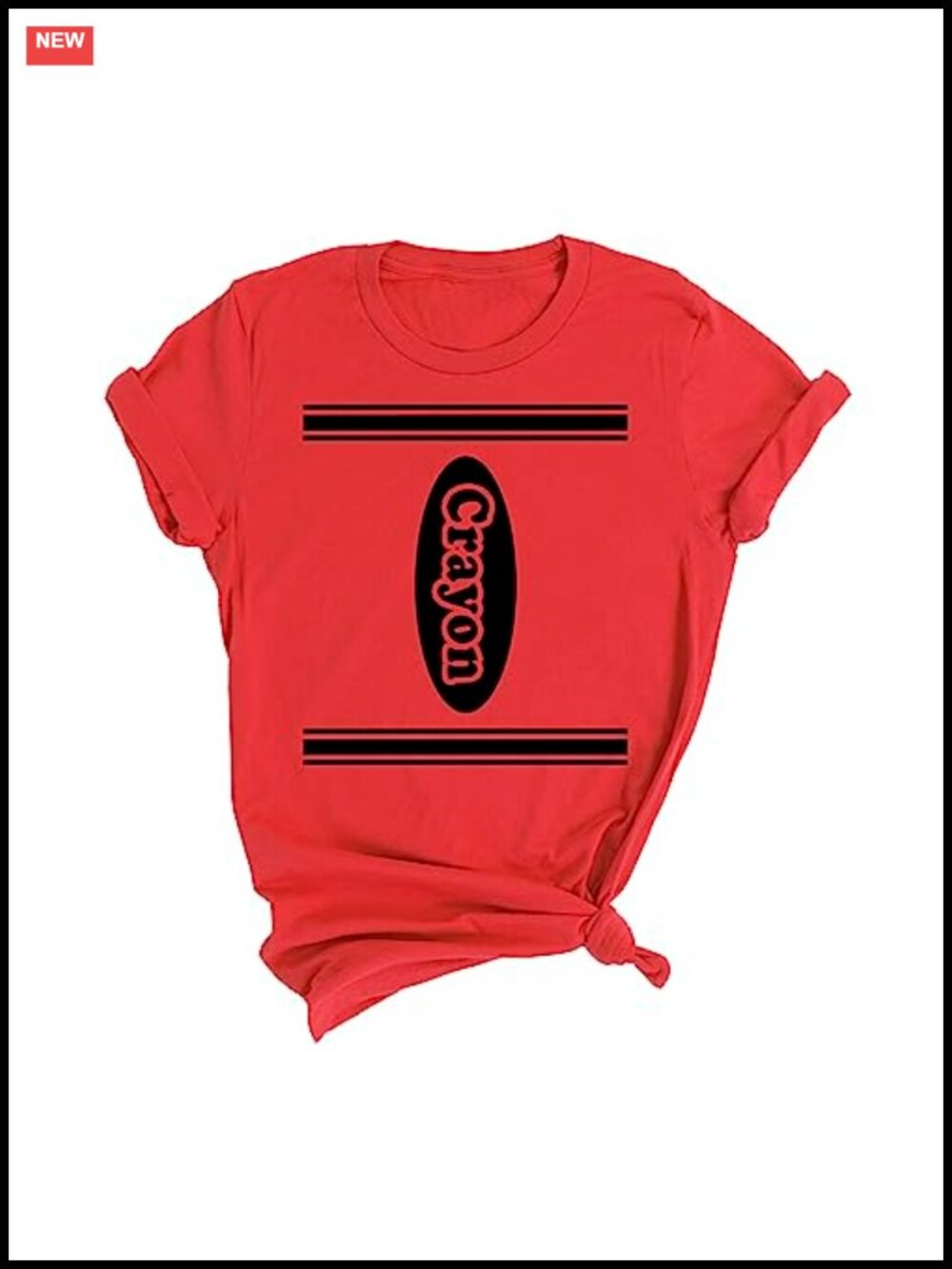 Crayon Halloween Team Costume Funny Graphic T-Shirt Cotton Unisex Tee